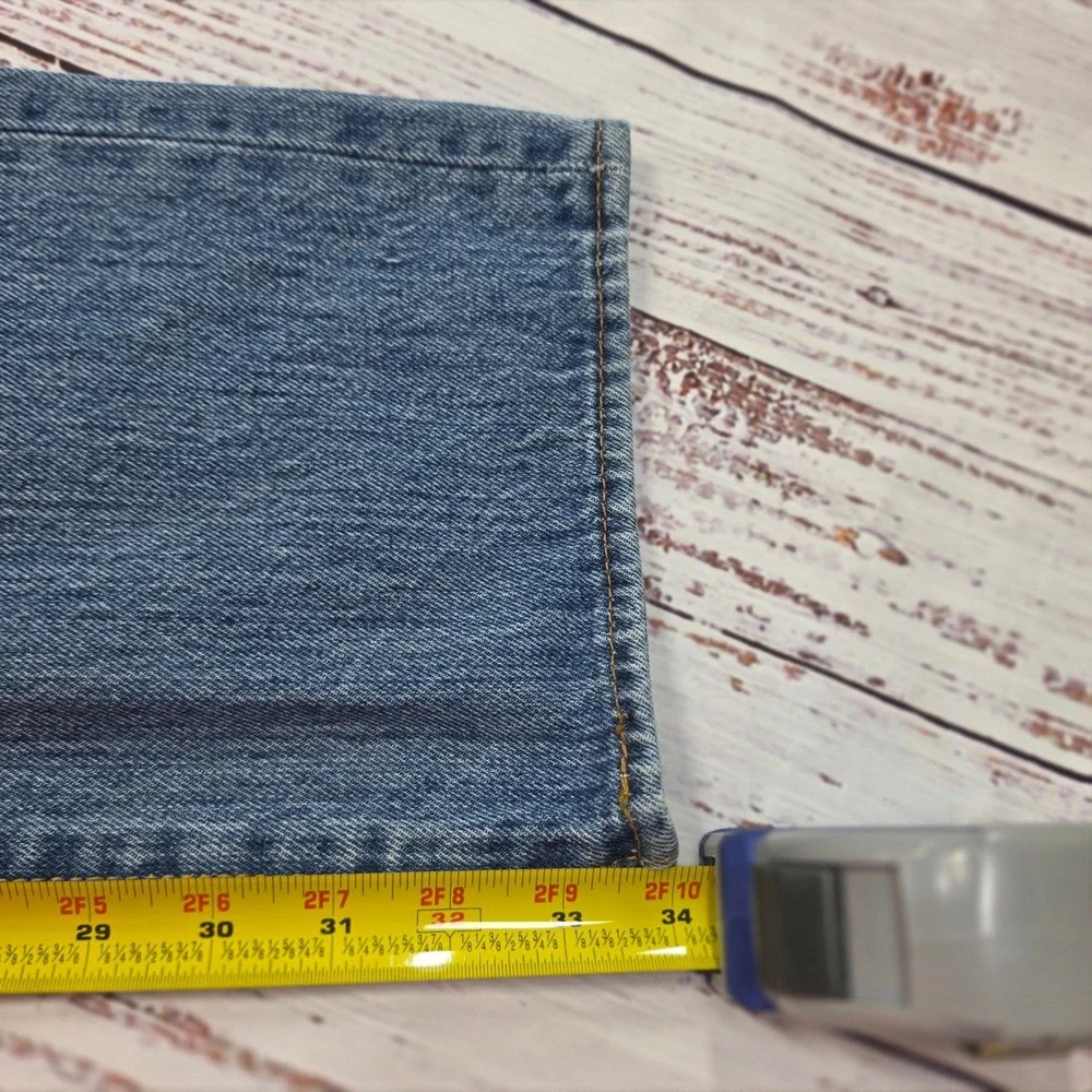 Levis 501 Jeans‎ Mens 32x34 Blue Excellent BUTTON FLY Straight Leg Denim